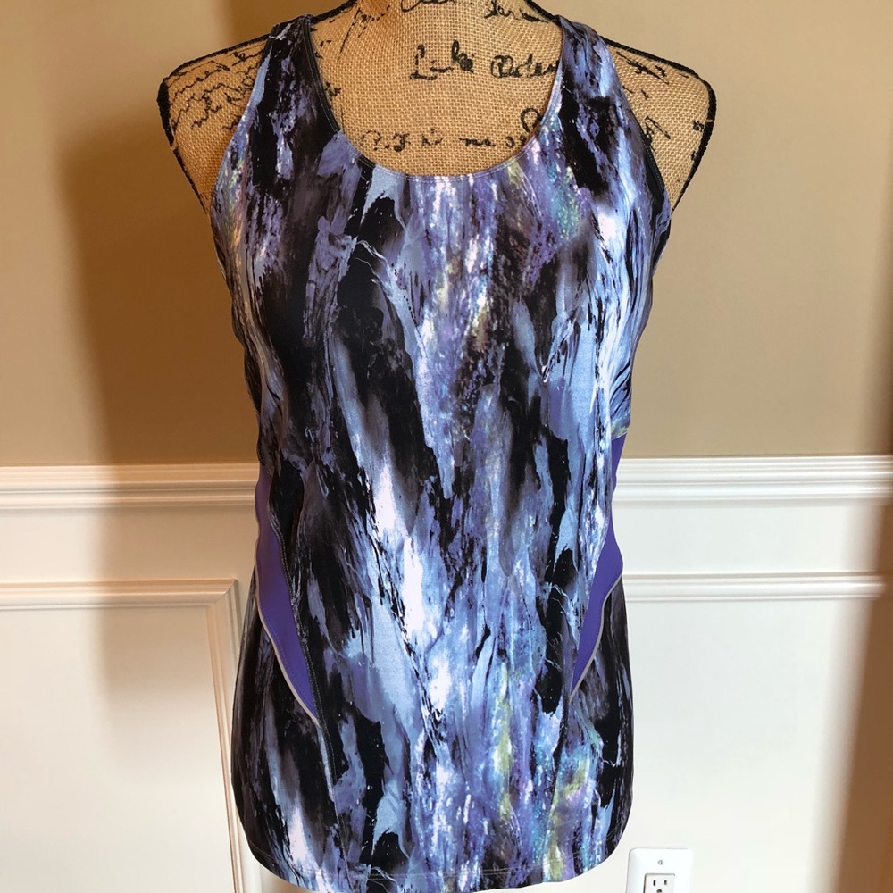 Ideology sports tank in purple